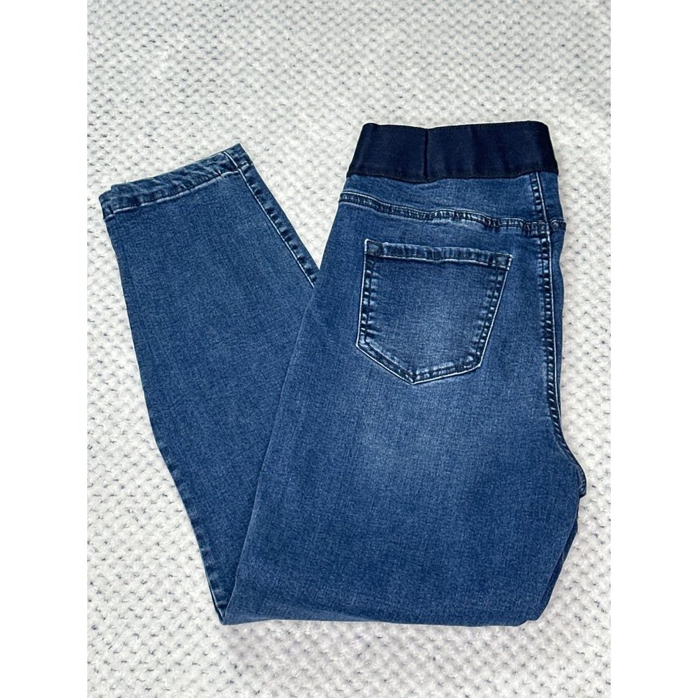 David Bitton Buffalo Jeans Womens Small Blue Denim Dark Wash Elastic Waist